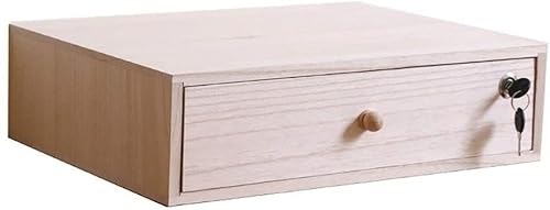 Schubladenschrank für das Büro, Aktenordner für das Heimbüro, Schubladen, stapelbare Aufbewahrungsbox aus Holz, mit 1 Schublade, Organizer von SHABOZ