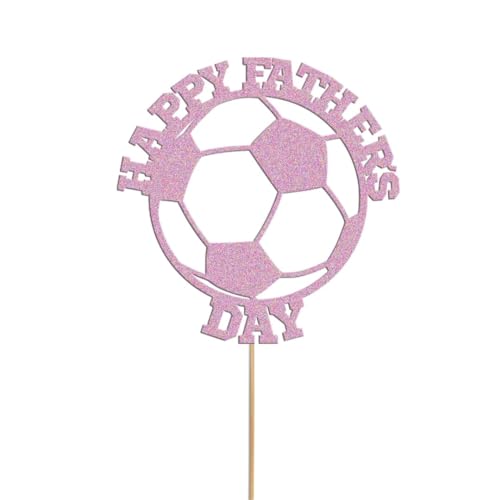 Happy Father's Day Fußball-Kuchenaufsatz mit Aufschrift "Dad Daddy", glitzernd, Kuchendekoration Happy Father's Day Fußball-Kuchenaufsatz mit Aufschrift "Dad Daddy", glitzernd, Kuchendekoration von SHAMSCO