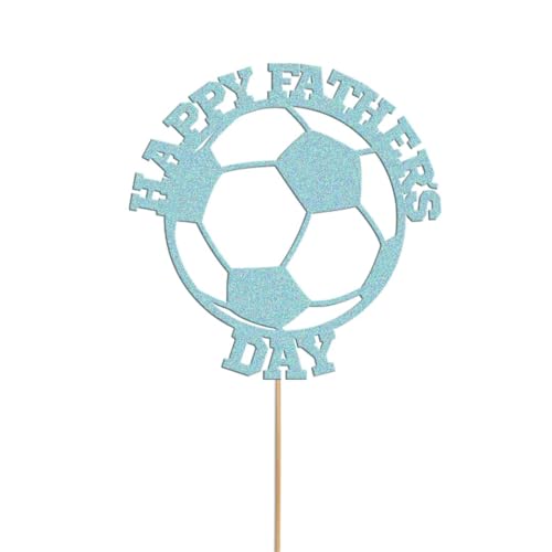 Happy Father's Day Fußball-Kuchenaufsatz mit Aufschrift "Dad Daddy", glitzernd, Kuchendekoration Happy Father's Day Fußball-Kuchenaufsatz mit Aufschrift "Dad Daddy", glitzernd, Kuchendekoration von SHAMSCO