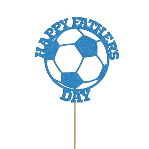 Happy Father's Day Fußball-Kuchenaufsatz mit Aufschrift "Dad Daddy", glitzernd, Kuchendekoration Happy Father's Day Fußball-Kuchenaufsatz mit Aufschrift "Dad Daddy", glitzernd, Kuchendekoration von SHAMSCO