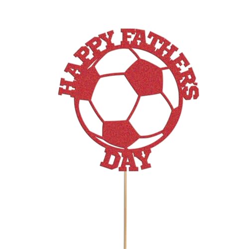 Happy Father's Day Fußball-Kuchenaufsatz mit Aufschrift "Dad Daddy", glitzernd, Kuchendekoration Happy Father's Day Fußball-Kuchenaufsatz mit Aufschrift "Dad Daddy", glitzernd, Kuchendekoration von SHAMSCO