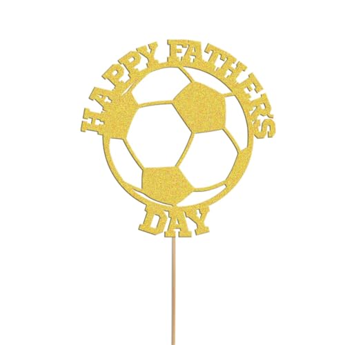 Happy Father's Day Fußball-Kuchenaufsatz mit Aufschrift "Dad Daddy", glitzernd, Kuchendekoration Happy Father's Day Fußball-Kuchenaufsatz mit Aufschrift "Dad Daddy", glitzernd, Kuchendekoration von SHAMSCO