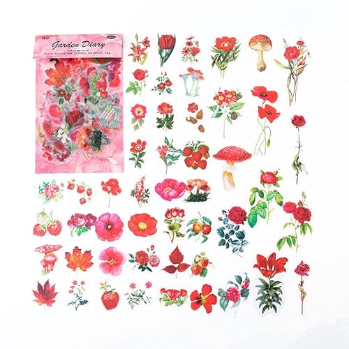 100 Stück natürliche Blumen-Aufkleber, Vintage-Blumenpflanze, transparent, dekorative Aufkleber, Scrapbook-Aufkleber für Junk-Tagebuch, DIY-Kunsthandwerk, Fotoalbum, Planer, Kalender und Notizbuch 100 Stück natürliche Blumen-Aufkleber, Vintage-Blumenpflanze, transparent, dekorative Aufkleber, Scrapbook-Aufkleber für Junk-Tagebuch, DIY-Kunsthandwerk, Fotoalbum, Planer, Kalender und Notizbuch von SHANFAA