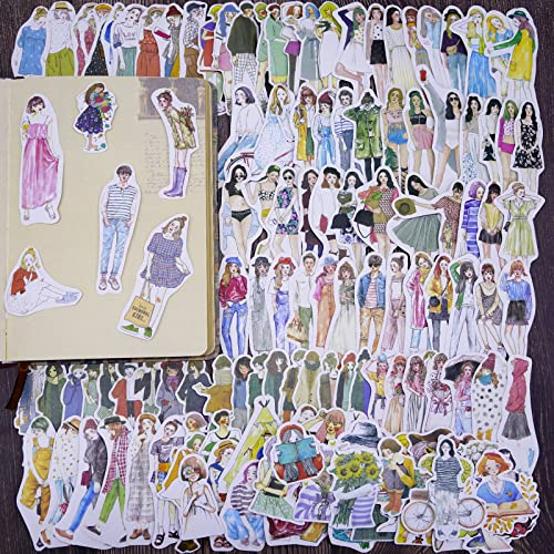 134 Stück Mode Schatz Mädchen Aufkleber,Kawaii Leute Aufkleber, modische niedliche Mädchen-Aufkleber für Scrapbooking für Collagenkunst, Tagebuchzubehör, Planer, Albumdekoration, Bastelbedarf 134 Stück Mode Schatz Mädchen Aufkleber,Kawaii Leute Aufkleber, modische niedliche Mädchen-Aufkleber für Scrapbooking für Collagenkunst, Tagebuchzubehör, Planer, Albumdekoration, Bastelbedarf von SHANFAA