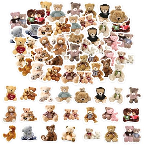 46pcs Aufkleber für Scrapbooking Kleine Scrapbook Aufkleber Set, Journaling Bullet Junk Journal Supplies, Planer, Kid DIY Art Crafts, Laptop, Koffer (Kleiner Bär) 46pcs Aufkleber für Scrapbooking Kleine Scrapbook Aufkleber Set, Journaling Bullet Junk Journal Supplies, Planer, Kid DIY Art Crafts, Laptop, Koffer (Kleiner Bär) von SHANFAA