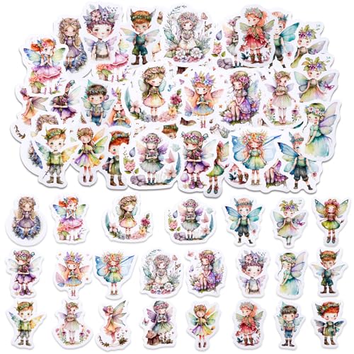 Blumen Fee Aufkleber,46 Stücke Nette Fee Aufkleber für Scrapbook, Vinyl Wasserflasche Aufkleber für Scrapbooking, DIY Handwerk, Laptops, Journal, Geschenke für Erwachsene, Kind Blumen Fee Aufkleber,46 Stücke Nette Fee Aufkleber für Scrapbook, Vinyl Wasserflasche Aufkleber für Scrapbooking, DIY Handwerk, Laptops, Journal, Geschenke für Erwachsene, Kind von SHANFAA