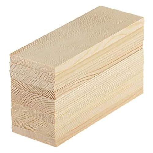 Rechteckiges Brett aus Kiefernholz, 20 cm, für Bastelarbeiten, Malerei, Modellierung, Laubsägearbeiten, graviert, Heimdekoration, 10 Stück Rechteckiges Brett aus Kiefernholz, 20 cm, für Bastelarbeiten, Malerei, Modellierung, Laubsägearbeiten, graviert, Heimdekoration, 10 Stück von SHANGHh