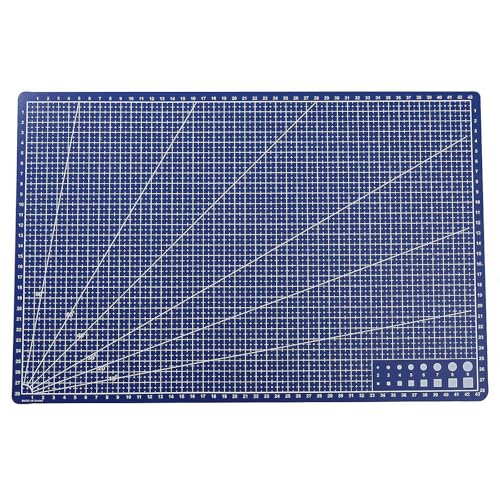 A3 A4 A5 Schneidematte, selbstheilend, Messerbrett, Bastelmodelle, mit Zentimeter- und Winkelskala, selbstheilendes Bastelschneidebrett mit 0,1 cm, für Rollschneider, Bastelmesser, Papiermesser (A3, A3 A4 A5 Schneidematte, selbstheilend, Messerbrett, Bastelmodelle, mit Zentimeter- und Winkelskala, selbstheilendes Bastelschneidebrett mit 0,1 cm, für Rollschneider, Bastelmesser, Papiermesser (A3, von SHANGYU