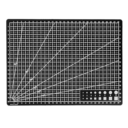A3 A4 A5 Schneidematte, selbstheilend, Messerbrett, Bastelmodelle, mit Zentimeter- und Winkelskala, selbstheilendes Bastelschneidebrett mit 0,1 cm, für Rollschneider, Bastelmesser, Papiermesser (A4, von SHANGYU