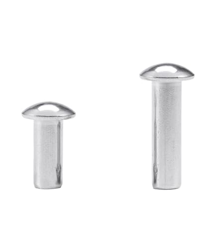 Wshao store M3 304 Edelstahl GB867 Rundniet mit massiven selbststeckenden Nieten(25mm) von SHANGZHEN