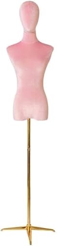 SHANYAYALI Professionelle Schneiderpuppe mit Dreibeinstativ, höhenverstellbar, Rosa, Größe M SHANYAYALI Professionelle Schneiderpuppe mit Dreibeinstativ, höhenverstellbar, Rosa, Größe M von SHANYAYALI