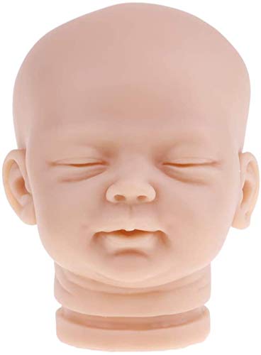 SHANYAYALI Unlackierter Reborn-Puppenkopf – DIY-Puppenherstellungszubehör – 50,8 cm SHANYAYALI Unlackierter Reborn-Puppenkopf – DIY-Puppenherstellungszubehör – 50,8 cm von SHANYAYALI