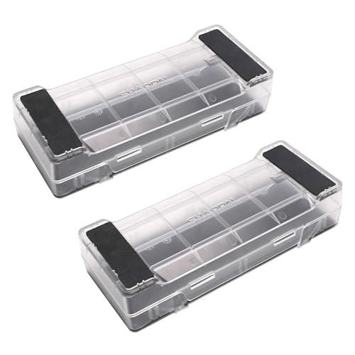 SHARPAL 160H 2-in-1-Schleifstein und Messerschärfsteinhalter & Aufbewahrungsbox mit rutschfester Gummiunterseite (passend für bis zu 203 x 76 x 28 mm) von SHARPAL