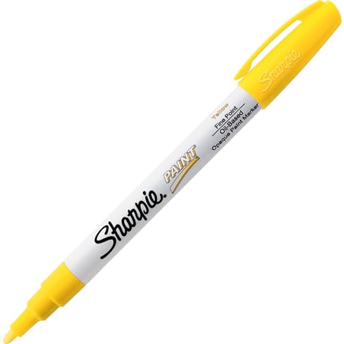 Permanent Paint Marker, Fine Point, Yellow, Sold as 1 Each von SHARPIE