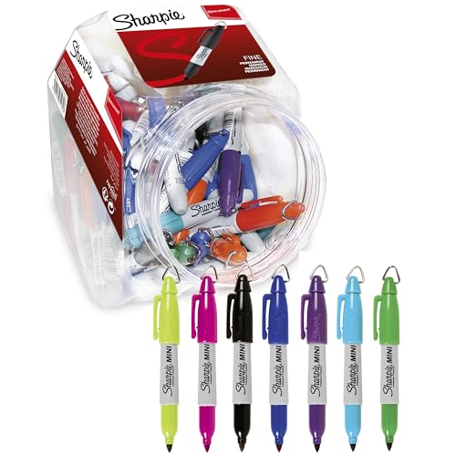 Sharpie Mini Permanent Marker | feine spitz | gemischte Farben | 72er-Kanister Sharpie Mini Permanent Marker | feine spitz | gemischte Farben | 72er-Kanister von SHARPIE