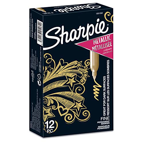 Sharpie Feine Spitze Metallic Permanent Marker – parent silber von SHARPIE