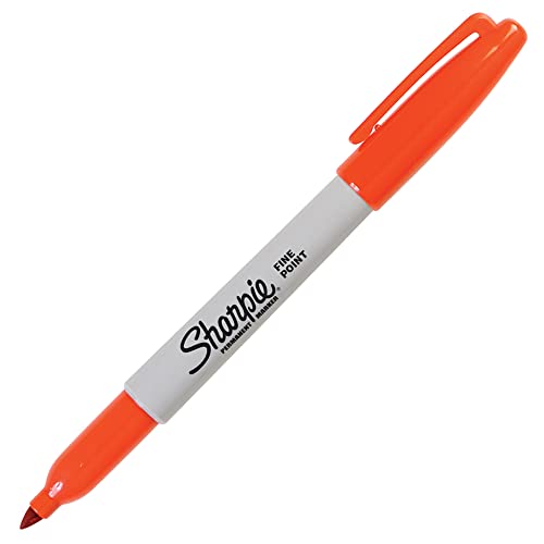 Sharpie Fine Permanent Marker. Orange. Pack 3 von SHARPIE