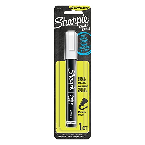Sharpie Kreidemarker, nass abwischbarer Marker, weiß, 1 Stück Sharpie Kreidemarker, nass abwischbarer Marker, weiß, 1 Stück von SHARPIE