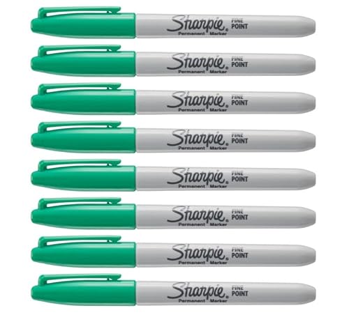 Sharpie Permanentmarker | Feine Spitze | Grün | 8 Stück Sharpie Permanentmarker | Feine Spitze | Grün | 8 Stück von SHARPIE