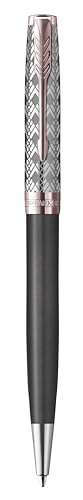 Sharpie S-Gel, Gelschreiber aus Metall, mittlere Spitze (0,7 mm), Stahlgrau und Rotgold, blaue Tinte, 2 Gelschreiber und 2 Ersatzminen für die Gelschreiber von SHARPIE