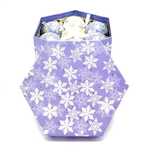Gifts 4 All Occasions Limited SHATCHI-143 14 bruchsichere Weihnachtskugeln 7 cm Weihnachtsbaum Weihnachtsschmuck mehrfarbig von SHATCHI
