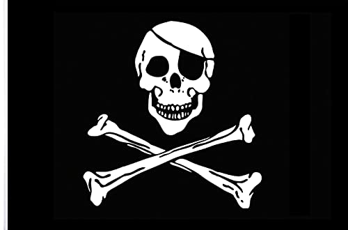 SHATCHI Fußball Smiley-Flagge, Emoji/Jolly Roger/roter Schal/Rum Totenkopf, gruselig, Halloween, Weihnachten, Schatzsuche, Kinder-Banner Tischtuch, Partydekoration, 153cm x 90cm von SHATCHI