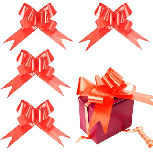 SHATCHI Große 50 mm/5 cm Schleifen für Partywand, Geschenkpapier, Weihnachtsbäume, Hochzeit, Geburtstag, Dekoration, Floristen, Rot, 10 Stück SHATCHI Große 50 mm/5 cm Schleifen für Partywand, Geschenkpapier, Weihnachtsbäume, Hochzeit, Geburtstag, Dekoration, Floristen, Rot, 10 Stück von SHATCHI