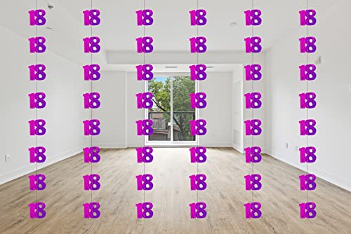 SHATCHI Wimpelkette zum Aufhängen, 13. - 90. Geburtstag, metallisch glänzende Folie, Banner, Partytür, Wanddekoration, 6 Stück, Rose, One size SHATCHI Wimpelkette zum Aufhängen, 13. - 90. Geburtstag, metallisch glänzende Folie, Banner, Partytür, Wanddekoration, 6 Stück, Rose, One size von SHATCHI