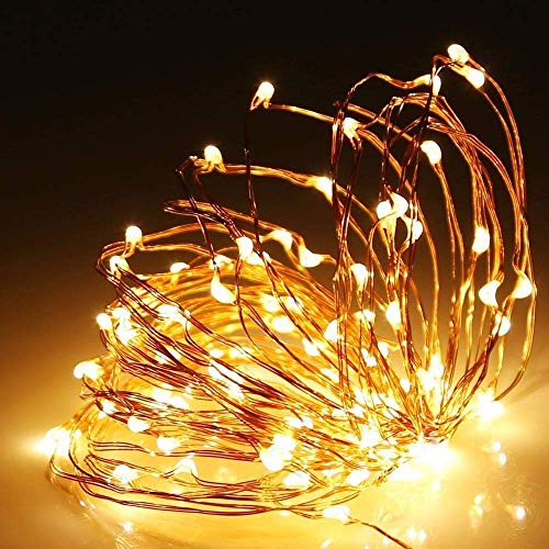 SHATCHI 20 LED/2m Lichterkette Kupferdraht Batteriebetriebene Warmweiße LEDs Funkeln wasserdichte Lichter für Schlafzimmer, Weihnachten, Party, Hochzeit Outdoor Indoor Dekoration SHATCHI 20 LED/2m Lichterkette Kupferdraht Batteriebetriebene Warmweiße LEDs Funkeln wasserdichte Lichter für Schlafzimmer, Weihnachten, Party, Hochzeit Outdoor Indoor Dekoration von SHATCHI