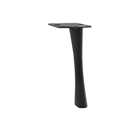4 STÜCKE Metall Möbelbeine Schrankfüße 15 cm/17 cm for Kommode Badezimmerschrank TV-Ständer Sofa Kaffeetisch Beine(Balck(17cm)) von SHBHWS