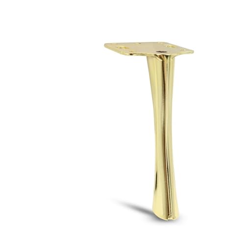 4 STÜCKE Metall Möbelbeine Schrankfüße 15 cm/17 cm for Kommode Badezimmerschrank TV-Ständer Sofa Kaffeetisch Beine(Gold(17cm)) von SHBHWS