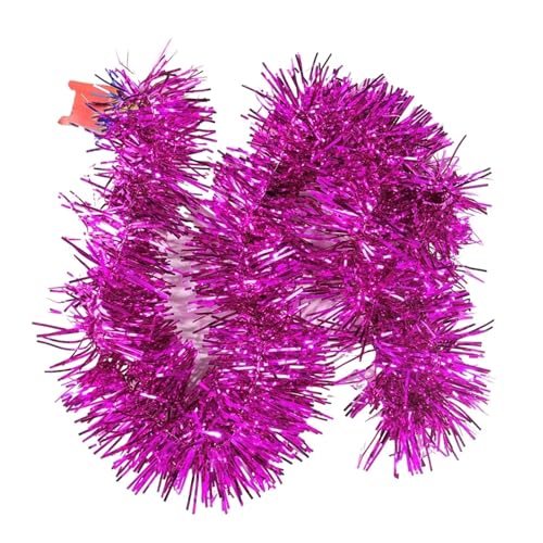 SHBHWS 1,5 mt Weihnachtsdekoration Band Girlande Ornamente Bunte Streifen for Weihnachtsbaum Bar Tops Hochzeit Party Dekoration Lieferungen(Red) von SHBHWS