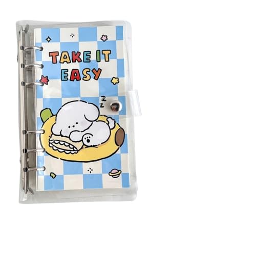 Schönheit Hand Ledger Cartoon Spule Buch Nette Stil Student Notebook Abnehmbare Lose-blatt Buch Büro Schreibwaren(02) von SHBHWS