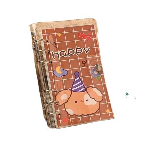 Spiral Binder Notebook Loose Leaf Detachable Grid Horizontal Lines Inner Agenda Journal Planner Notebook(A-A6-08) von SHBHWS