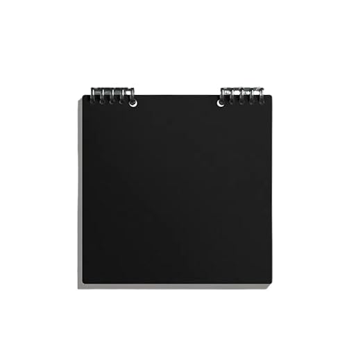 Square Notebook Substyle Simple Checkered Manual Ledger Student Diary Super Thick Blank Book Journal Notebook(Black) von SHBHWS
