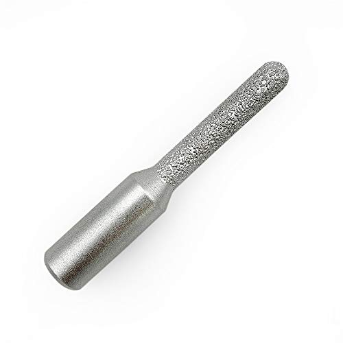 Diatool 1 x vakuumgelöteter Diamantfräser mit 1,27 cm Schaft für Steinfräser, Granit, Marmor, silber, No. 3 Diatool 1 x vakuumgelöteter Diamantfräser mit 1,27 cm Schaft für Steinfräser, Granit, Marmor, silber, No. 3 von SHDIATOOL