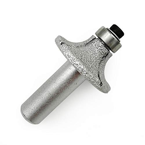 SHDIATOOL 1/2 Zoll Schaft Rundfräsen-Bits 10 mm Radius Ecke, abgerundete Kantenformung, Marmor, Granit, Quarzstein SHDIATOOL 1/2 Zoll Schaft Rundfräsen-Bits 10 mm Radius Ecke, abgerundete Kantenformung, Marmor, Granit, Quarzstein von SHDIATOOL