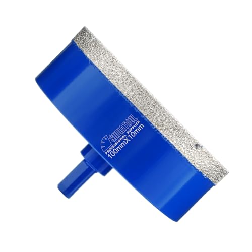 SHDIATOOL Diamant-Bohrkrone 100mm Dreieckschaft-Lochsäge für Porzellan Fliesen Marmor Keramik Granit SHDIATOOL Diamant-Bohrkrone 100mm Dreieckschaft-Lochsäge für Porzellan Fliesen Marmor Keramik Granit von SHDIATOOL