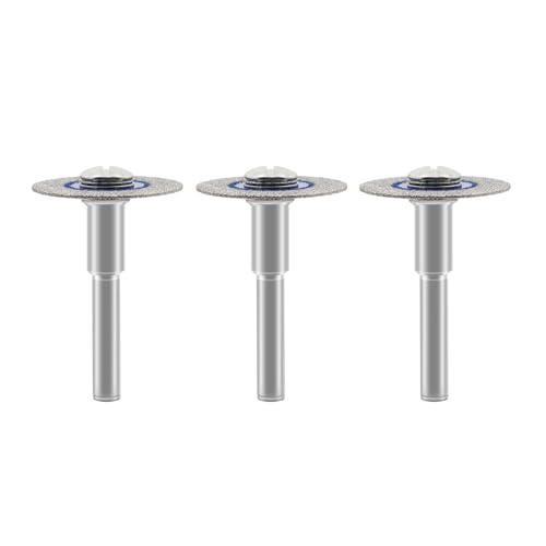 SHDIATOOL Diamant-Glas-Trennscheibe, 30mm Mini-Diamant-Sägeblätter mit 6mm Schaft für Fliesen, Keramik, Porzellan, Marmor, Granit, Kunststein auf Bohrmaschine 3er-Pack SHDIATOOL Diamant-Glas-Trennscheibe, 30mm Mini-Diamant-Sägeblätter mit 6mm Schaft für Fliesen, Keramik, Porzellan, Marmor, Granit, Kunststein auf Bohrmaschine 3er-Pack von SHDIATOOL
