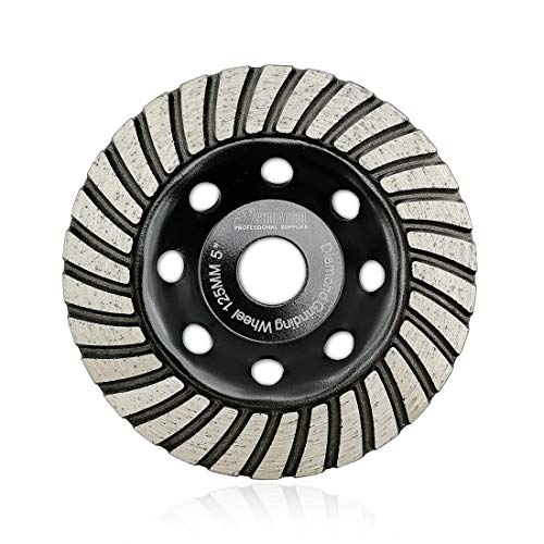 SHDIATOOL Diamant Schleiftopf 125mm Turbo Diamanttopfschleifer Schleifscheibe für Beton Mauerwerk Granit Marmor Naturstein SHDIATOOL Diamant Schleiftopf 125mm Turbo Diamanttopfschleifer Schleifscheibe für Beton Mauerwerk Granit Marmor Naturstein von SHDIATOOL