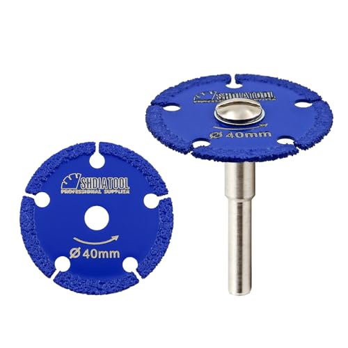 SHDIATOOL Diamant-Trennscheibe 20mm, Metall-Trennscheibe,2pcs Sägeblatt für Stahlrohr Eisen Rebar Winkel Stahl mit 6MM Rundschaft SHDIATOOL Diamant-Trennscheibe 20mm, Metall-Trennscheibe,2pcs Sägeblatt für Stahlrohr Eisen Rebar Winkel Stahl mit 6MM Rundschaft von SHDIATOOL