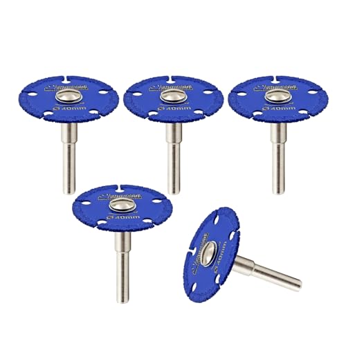 SHDIATOOL Diamant-Trennscheibe 40mm, Metall-Trennscheibe Sägeblatt Schleifscheibe für Stahlrohr Eisen Rebar Winkel Stahl mit 6MM Rundschaft 5pcs SHDIATOOL Diamant-Trennscheibe 40mm, Metall-Trennscheibe Sägeblatt Schleifscheibe für Stahlrohr Eisen Rebar Winkel Stahl mit 6MM Rundschaft 5pcs von SHDIATOOL