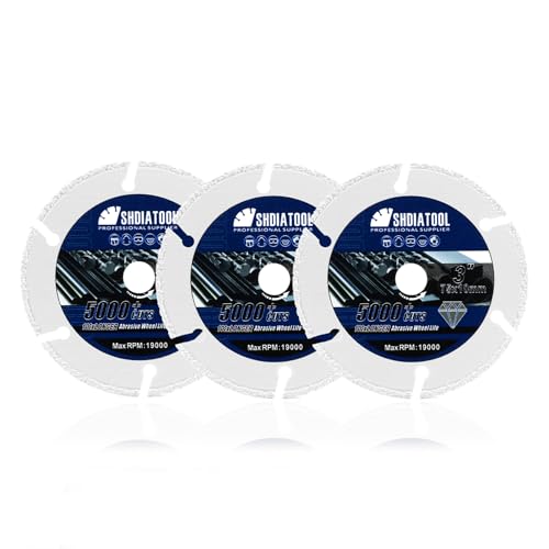 SHDIATOOL Diamanttrennscheibe 75mm für Metall, Bohrung 10mm Trennscheibe mit 5000+ Schnitten auf Betonstahl, Stahl, Eisen und INOX, 2PCS SHDIATOOL Diamanttrennscheibe 75mm für Metall, Bohrung 10mm Trennscheibe mit 5000+ Schnitten auf Betonstahl, Stahl, Eisen und INOX, 2PCS von SHDIATOOL