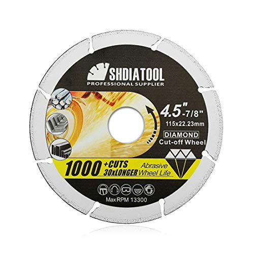 SHDIATOOL Metall Diamant Trennscheibe 115mm für Stahlrohr Eisen Stahlwinkel Stahl Vakuumgelötete Sägeblatt SHDIATOOL Metall Diamant Trennscheibe 115mm für Stahlrohr Eisen Stahlwinkel Stahl Vakuumgelötete Sägeblatt von SHDIATOOL