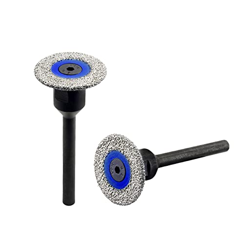 SHDIATOOL Mini-Diamant-Sägeblätter 30mm Trennscheibe mit 6mm Schaft für Marmor, Granit, Stein, Beton, Mauerwerk am Bohrer 2pcs SHDIATOOL Mini-Diamant-Sägeblätter 30mm Trennscheibe mit 6mm Schaft für Marmor, Granit, Stein, Beton, Mauerwerk am Bohrer 2pcs von SHDIATOOL