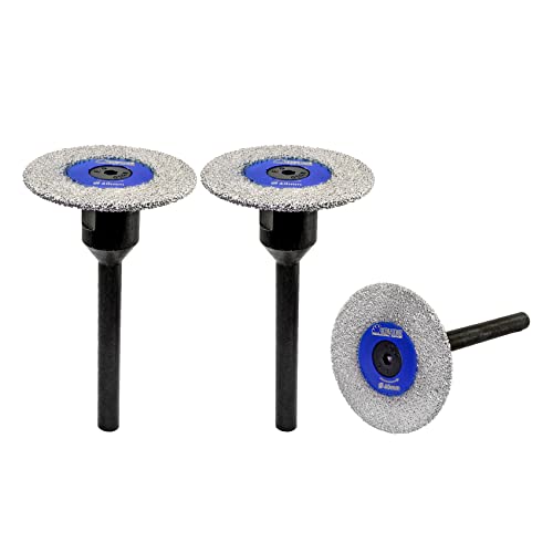 SHDIATOOL Mini-Diamant-Sägeblätter 40mm Trennscheibe mit 6mm Schaft für Marmor, Granit, Stein, Beton, Mauerwerk am Bohrer 3pcs SHDIATOOL Mini-Diamant-Sägeblätter 40mm Trennscheibe mit 6mm Schaft für Marmor, Granit, Stein, Beton, Mauerwerk am Bohrer 3pcs von SHDIATOOL