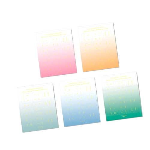 SHEGOTO 10 Blatt Planer Monatliche Registerkarten Indexierte Aufkleber Klebe-Tabs Kalender Monatliche Registerkarten Aufkleber Monatliche Trennblätter von SHEGOTO