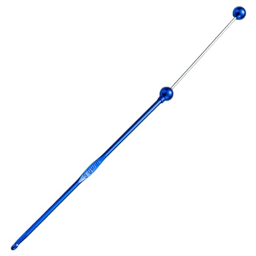 SHEGOTO Handgefertigte 3 mm Metall-Häkelnadel, praktische Stricknadel zum Häkeln von SHEGOTO