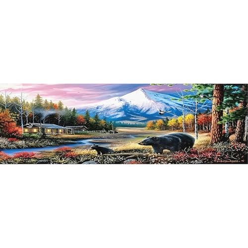 SHEGZHUC 110x50cm Diamond Painting Landschaft Berge Diamond Painting Landhaus Diamond Painting Bär Diamond Painting Groß XXL Diamant Malerei Kunst Stickerei Kreuzstich Bilder Geschenk Wanddekoration SHEGZHUC 110x50cm Diamond Painting Landschaft Berge Diamond Painting Landhaus Diamond Painting Bär Diamond Painting Groß XXL Diamant Malerei Kunst Stickerei Kreuzstich Bilder Geschenk Wanddekoration von SHEGZHUC