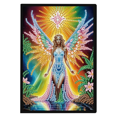 SHEGZHUC 14.5x21cm Diamond Painting Notizbuch A5 Blank Diamant Painting Notizbuch Diamant Malerei Notizbuch Diamond Painting Strass Special Spezialsteine Tagebuch Mädchen Geschenke(Engel mit Flügel) SHEGZHUC 14.5x21cm Diamond Painting Notizbuch A5 Blank Diamant Painting Notizbuch Diamant Malerei Notizbuch Diamond Painting Strass Special Spezialsteine Tagebuch Mädchen Geschenke(Engel mit Flügel) von SHEGZHUC